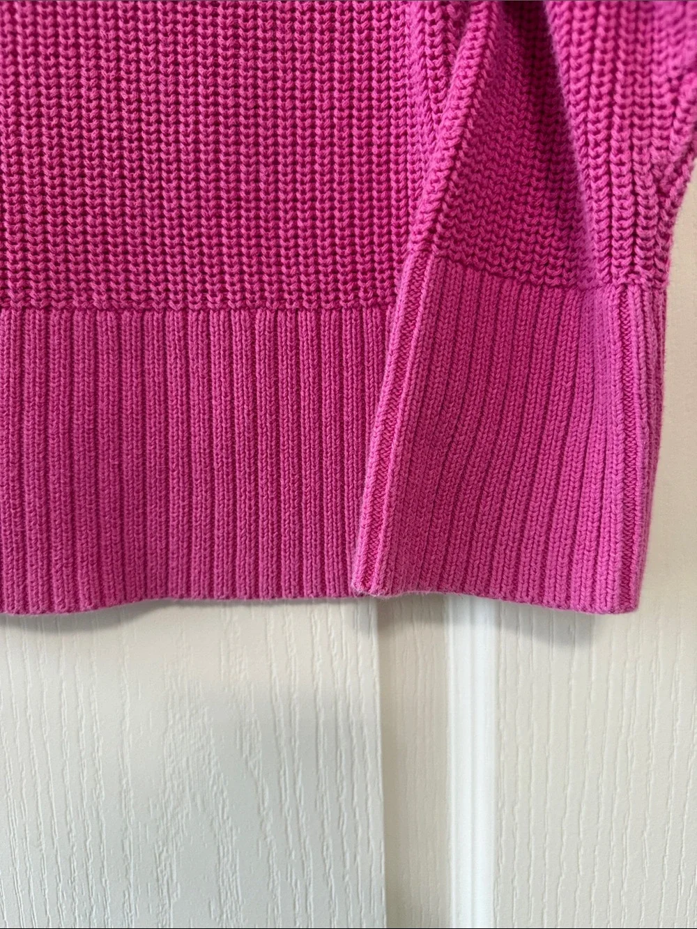 GAP Girls Crewneck Sweater - Bright Pink